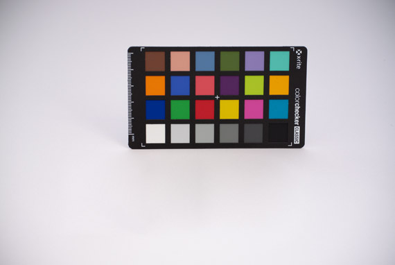 Mini ColorChecker Classic Targetを撮影