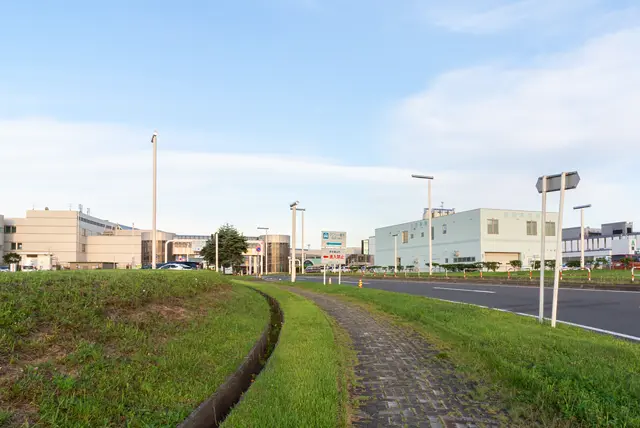国内線ターミナルが見えてくる