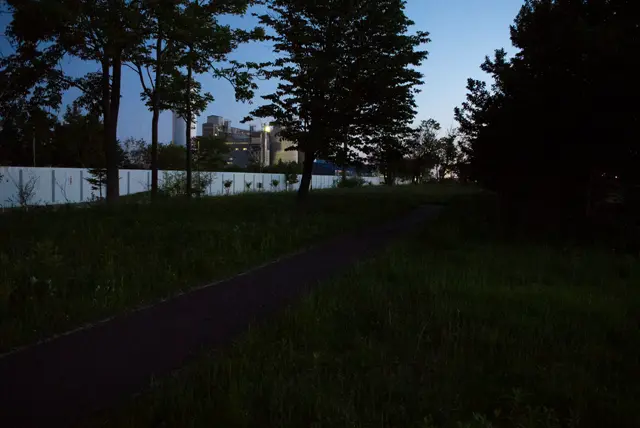 遊歩道 鹿出没注意エリア
