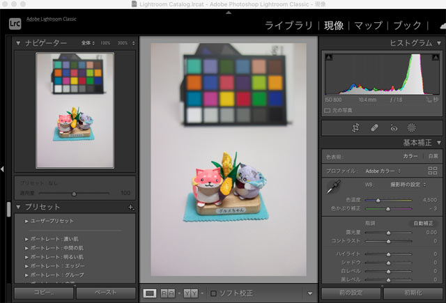 Lightroom ClassicでRAW現像作業の開始