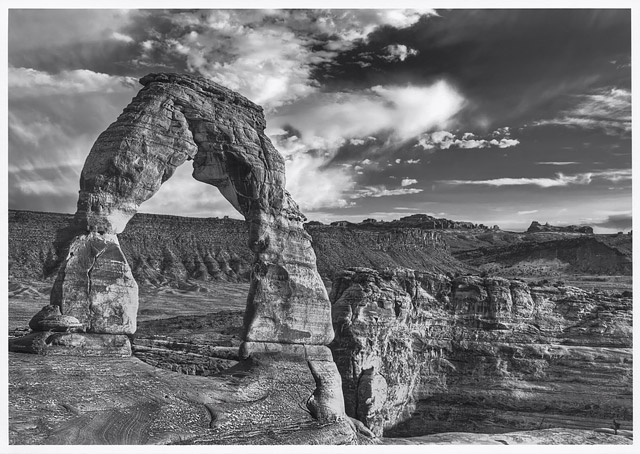 「フォトラグウルトラスムース」のモノクロ写真の出力のスキャン画像の一例