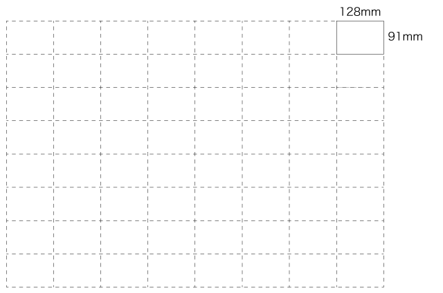 B7 仕上寸法（91×128mm）