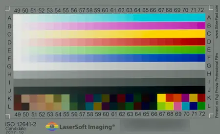 EpsonScan2でColorSyncを選んでスキャナープロファイルを設定してカラーマネジメントをしスキャンした結果