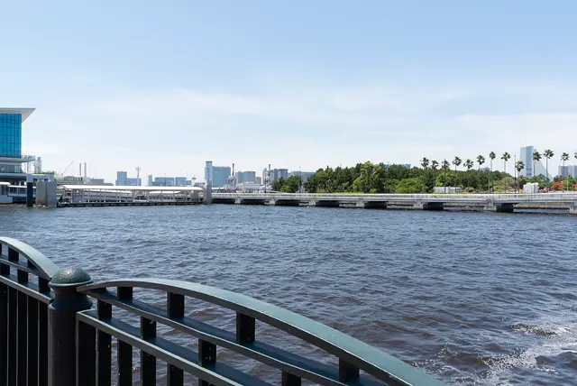 東京国際クルーズターミナルへ続く道