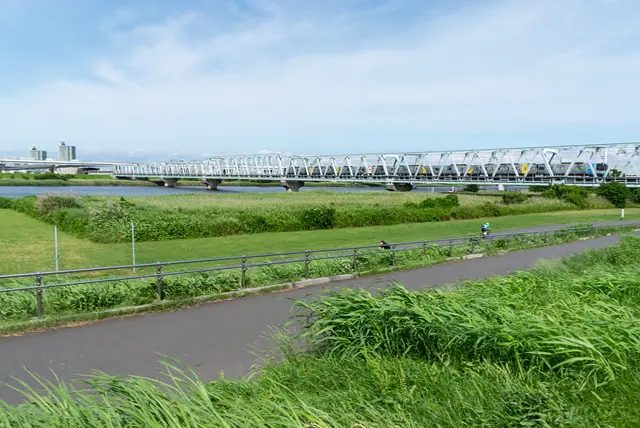 荒川の河川敷