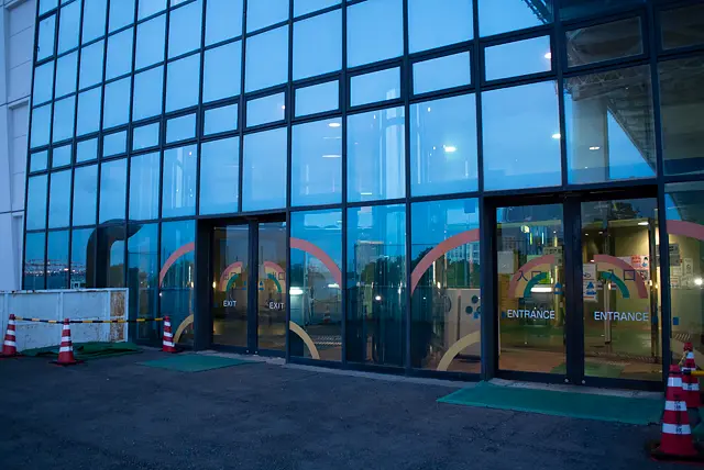 レインボーブリッジの遊歩道の入り口