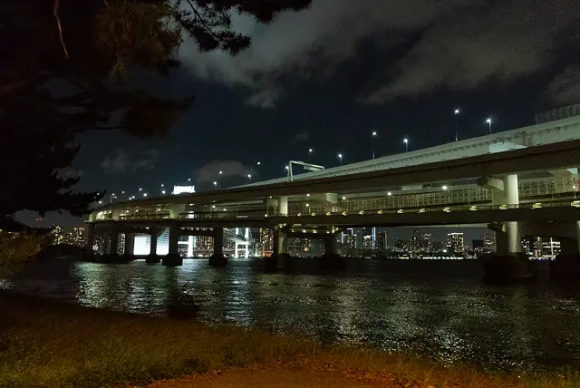 臨海副都心側に到着