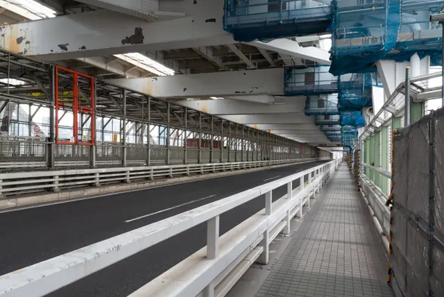 レインボーブリッジの歩道