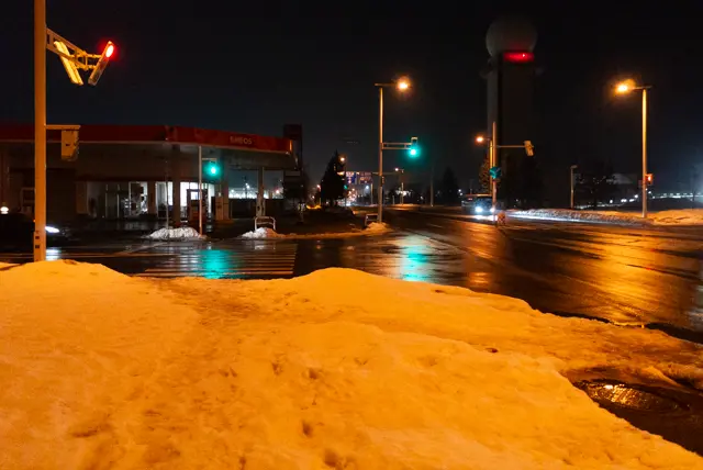 ガソリンスタンドが見えてくる(2026年2月)